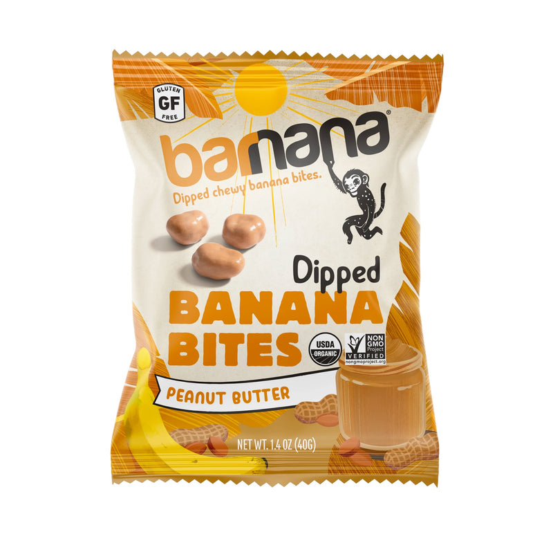 Barnana - Dipped Banana Bites, Peanut Butter