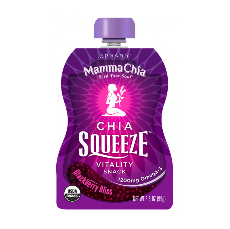 Mamma Chia - Chia Squeeze, Blackberry Bliss