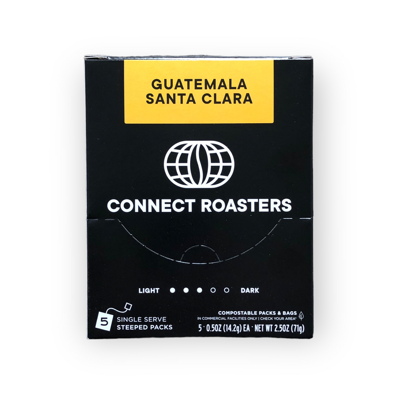 Connect Roasters - Guatemala Santa Clara Steeped Single-Serve Coffee Packs