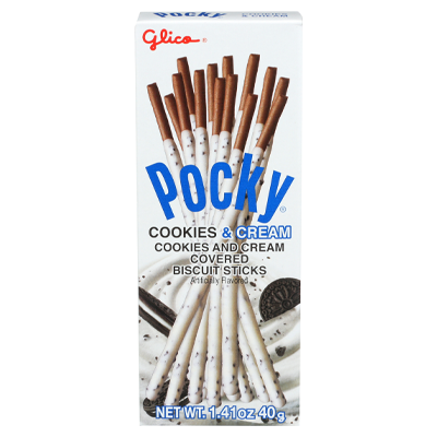 Pocky - Cookies & Cream Covered Biscuit Sticks