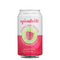 A 12 oz can of Raspberry Lime sparkling water, by Spindrift.