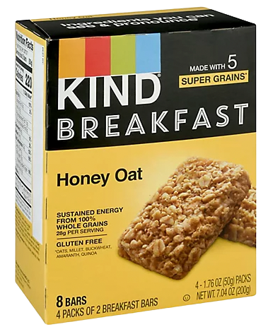KIND - Breakfast Bars, Honey Oat