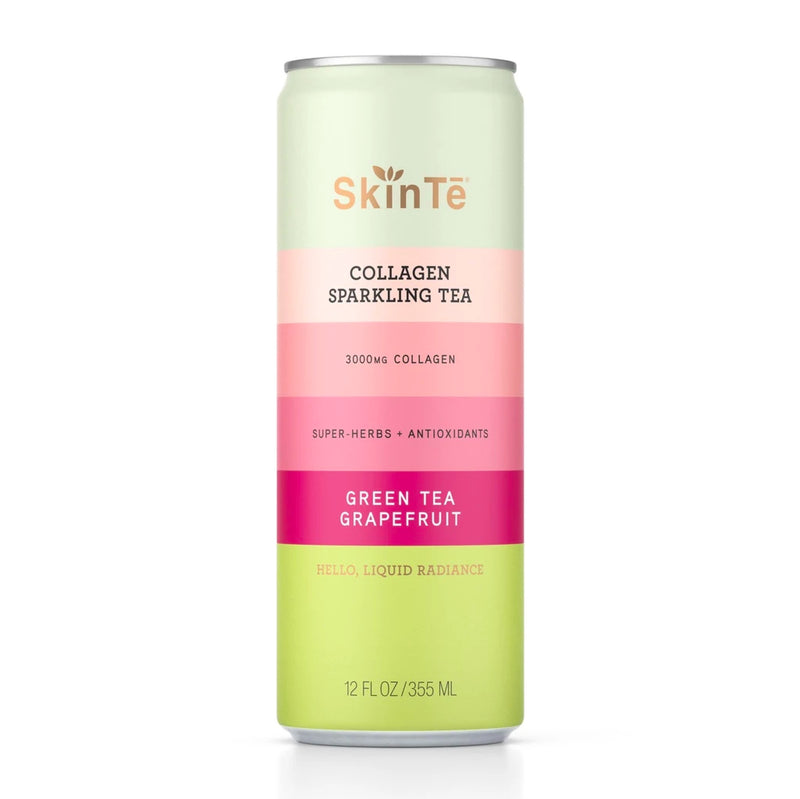SkinTe - Collagen Sparkling Tea, Green Tea with Grapefruit